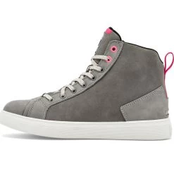 Rev It Arrow Ladies Motorcycle Shoes -Biker Style Shop lrgscale26634 Rev It Arrow Ladies Motorcycle Shoes Light Grey White 1600 3