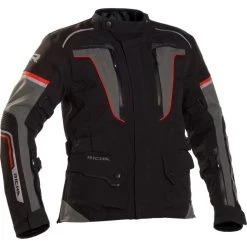 Richa Infinity 2 Pro Motorcycle Jacket -Biker Style Shop lrgscale26751 Richa Infinity 2 Pro Motorcycle Jacket Black Grey Red 1600 1