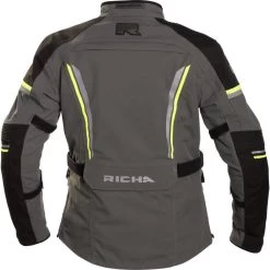 Richa Infinity 2 Pro Motorcycle Jacket -Biker Style Shop lrgscale26751 Richa Infinity 2 Pro Motorcycle Jacket Titanium Fluo Yellow 1600 2