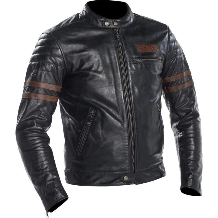 Richa Curtiss Leather Motorcycle Jacket 2 Richa Curtiss Leather Motorcycle Jacket - Image 2