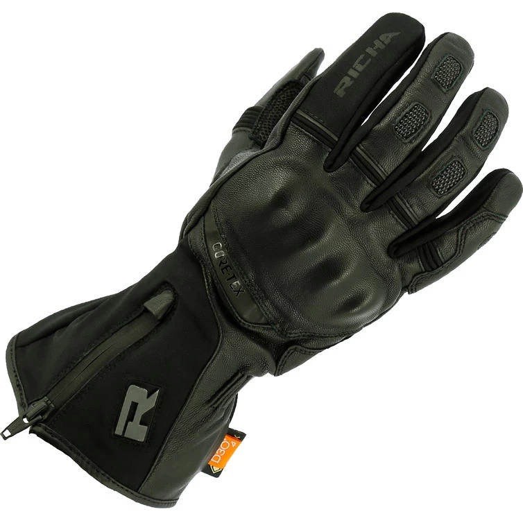 Richa Sleeve Lock Gore-Tex Leather Motorcycle Gloves 1 Richa Sleeve Lock Gore-Tex Leather Motorcycle Gloves