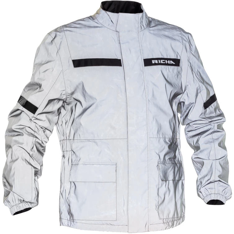 Richa Rain Flare Reflective Motorcycle Over Jacket 3 Richa Rain Flare Reflective Motorcycle Over Jacket - Image 3
