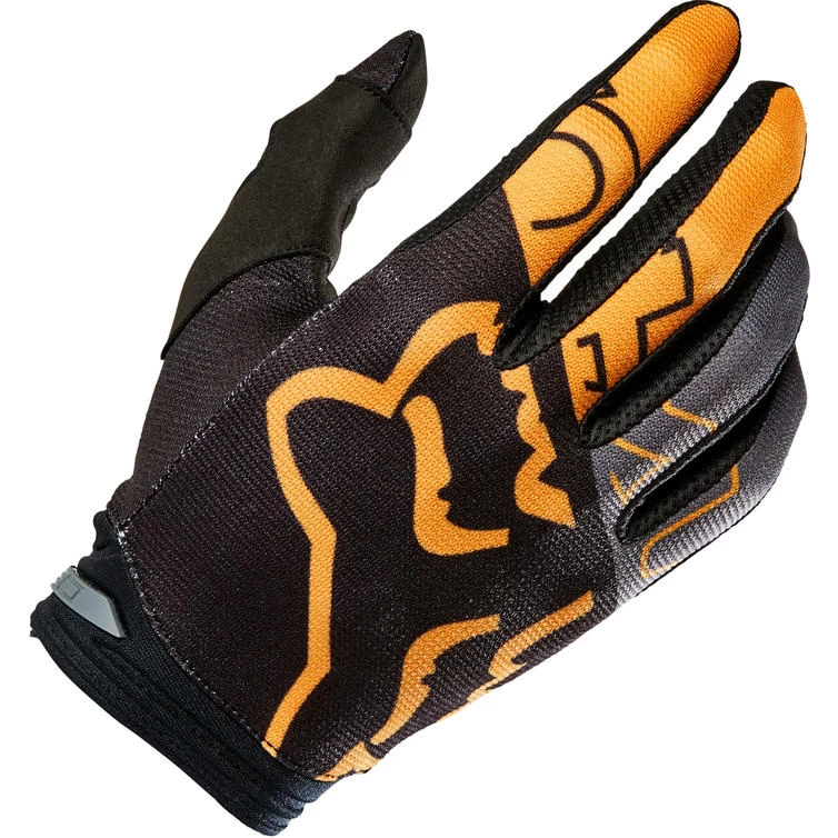 Biker Style Shop -Biker Style Shop lrgscale26863 Fox Racing 2022 180 Skew Motocross Gloves Black Gold 1600 1