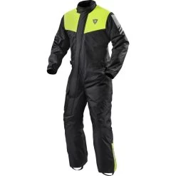 Rev It Pacific 3 H2O Motorcycle Rainsuit -Biker Style Shop lrgscale26927 Rev It Pacific 3 H2O Motorcycle Rainsuit Black Neon Yellow 1600 1