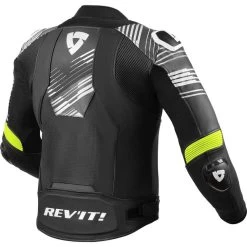 Rev It Apex Leather Motorcycle Jacket 15 Rev It Apex Leather Motorcycle Jacket -Biker Style Shop lrgscale27027 Rev It Apex Leather Motorcycle Jacket Black Neon Yellow 1600 2