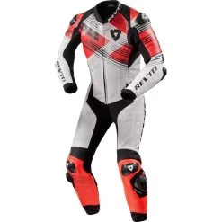 Rev It Apex One Piece Leather Motorcycle Suit -Biker Style Shop lrgscale27041 Rev It Apex One Piece Leather Motorcycle Suit White Black 1600 1 1