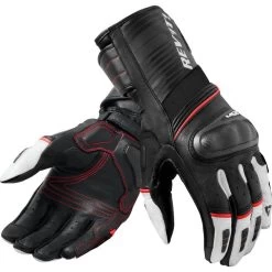 Rev It RSR 4 Leather Motorcycle Gloves 11 Rev It RSR 4 Leather Motorcycle Gloves -Biker Style Shop lrgscale27049 Rev It RSR 4 Leather Motorcycle Gloves Black White 1600 1