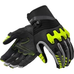 Rev It Energy Leather Motorcycle Gloves 14 Rev It Energy Leather Motorcycle Gloves -Biker Style Shop lrgscale27051 Rev It Energy Leather Motorcycle Gloves Black Neon Yellow 1600 1