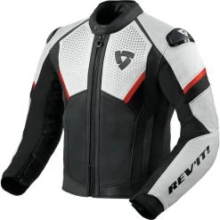 Rev It Matador Leather Motorcycle Jacket 12 Rev It Matador Leather Motorcycle Jacket -Biker Style Shop lrgscale27056 Rev It Matador Leather Motorcycle Jacket Black Neon Red 1600 1