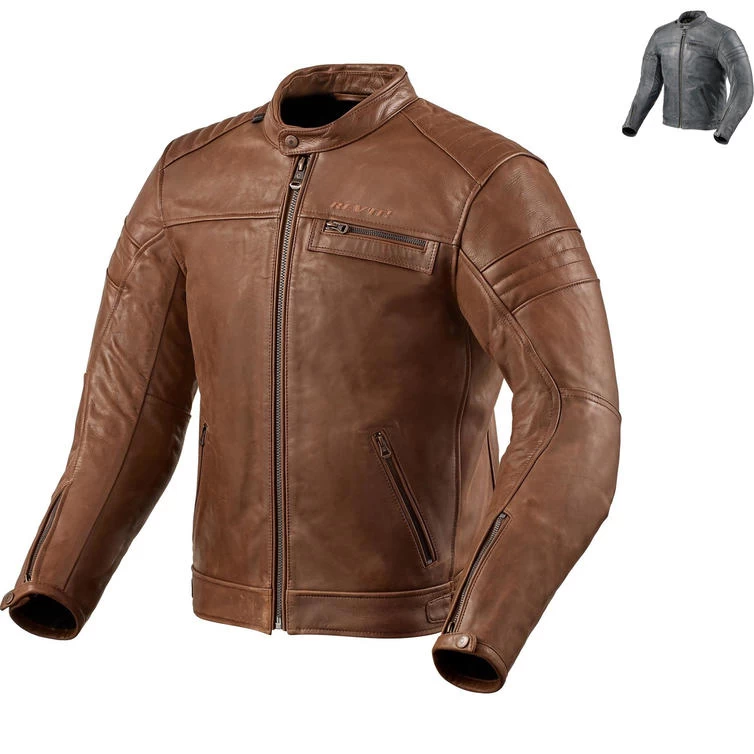 Rev It Restless Leather Motorcycle Jacket 2 Rev It Restless Leather Motorcycle Jacket - Image 2