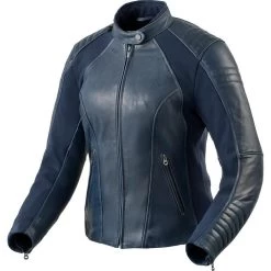 Rev It Rev It Coral Ladies Leather Motorcycle Jacket -Biker Style Shop lrgscale27063 Rev It Coral Ladies Leather Motorcycle Jacket Blue 1600 1