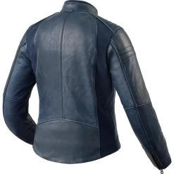 Rev It Rev It Coral Ladies Leather Motorcycle Jacket -Biker Style Shop lrgscale27063 Rev It Coral Ladies Leather Motorcycle Jacket Blue 1600 2