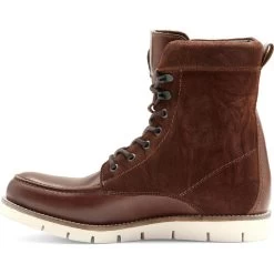 Rev It Mohawk 3 Leather Motorcycle Shoes 21 Rev It Mohawk 3 Leather Motorcycle Shoes -Biker Style Shop lrgscale27077 Rev It Mohawk 3 Leather Motorcycle Shoes Brown White 1600 3