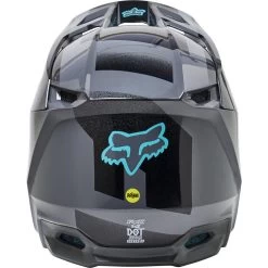 Fox Racing 2022 V2 RKANE Motocross Helmet -Biker Style Shop lrgscale27093 Fox Racing 2022 V2 RKANE Motocross Helmet Grey Yellow 1600 5