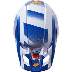 Fox Racing 2022 V2 RKANE Motocross Helmet -Biker Style Shop lrgscale27093 Fox Racing 2022 V2 RKANE Motocross Helmet Orange Blue 1600 4