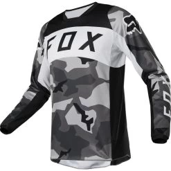 Fox Racing 2022 180 BNKR Motocross Jersey -Biker Style Shop lrgscale27105 Fox Racing 2022 180 BNKR Motocross Jersey Black Camo 1600 1