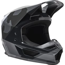 Fox Racing 2022 Youth V1 BNKR Motocross Helmet -Biker Style Shop lrgscale27112 Fox Racing 2022 Youth V1 BNKR Motocross Helmet Black Camo 1600 2