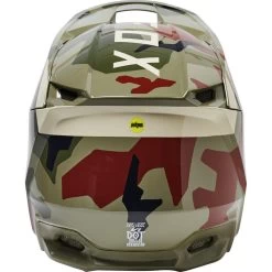 Fox Racing 2022 Youth V1 BNKR Motocross Helmet -Biker Style Shop lrgscale27112 Fox Racing 2022 Youth V1 BNKR Motocross Helmet Green Camo 1600 5
