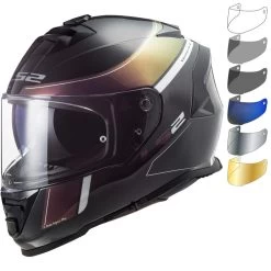 LS2 FF800 Storm Velvet Motorcycle Helmet -Biker Style Shop lrgscale27151 LS2 FF800 Storm Velvet Motorcycle Helmet And Visor 1600 1
