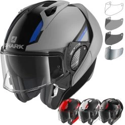 Shark Evo-GT Sean Flip Front Motorcycle Helmet & Visor