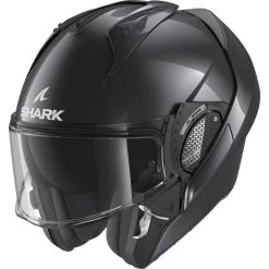 Shark Evo-GT Blank Flip Front Motorcycle Helmet & Visor -Biker Style Shop lrgscale27194 Shark Evo GT Blank Flip Front Motorcycle Helmet Anthracite 1600 1