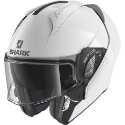 Shark Evo-GT Blank Flip Front Motorcycle Helmet & Visor -Biker Style Shop lrgscale27194 Shark Evo GT Blank Flip Front Motorcycle Helmet White 1600 1