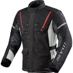 Rev It Horizon 3 H2O Motorcycle Jacket -Biker Style Shop lrgscale27368 Rev It Horizon 3 H2O Motorcycle Jacket Black Red 1600 1