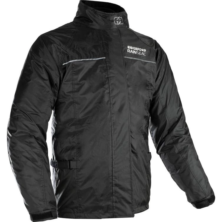Oxford Rainseal Motorcycle Over Jacket & Pants Black Kit 4 Oxford Rainseal Motorcycle Over Jacket & Pants Black Kit - Image 4