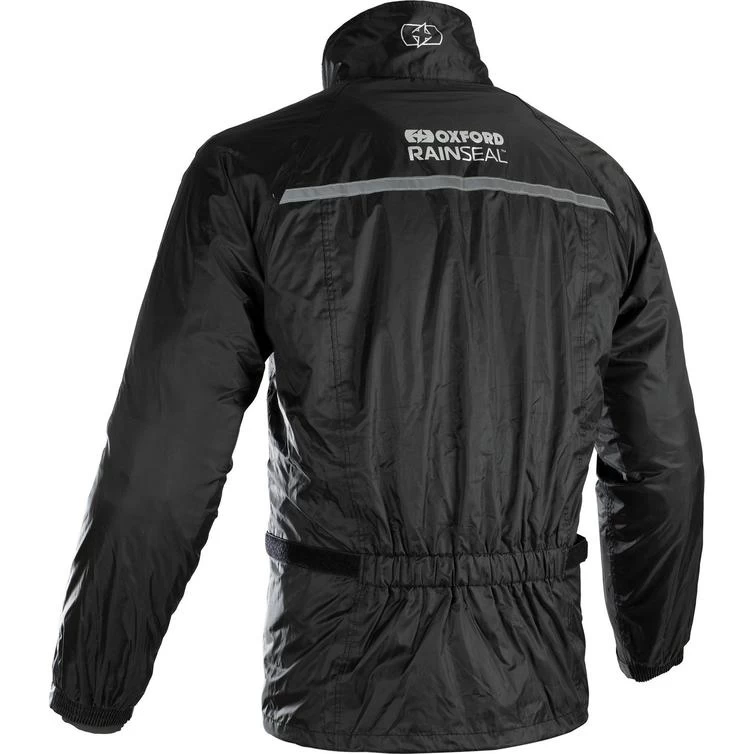 Oxford Rainseal Motorcycle Over Jacket & Pants Black Kit 6 Oxford Rainseal Motorcycle Over Jacket & Pants Black Kit - Image 6