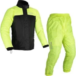 Oxford Oxford Rainseal Motorcycle Over Jacket & Pants Black Fluo Kit