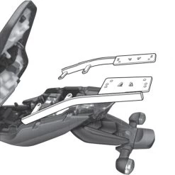 Shad Top Case Fitting Kit For Yamaha Diversion XJ 600 N ABS 2009-2016