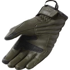 Rev It Monster 3 Leather Motorcycle Gloves -Biker Style Shop lrgscale28234 Rev It Monster 3 Leather Motorcycle Gloves Dark Green 1600 2