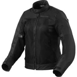 Rev It Eclipse 2 Ladies Motorcycle Jacket & Trousers Black Kit -Biker Style Shop lrgscale28237 Rev It Eclipse 2 Ladies Motorcycle Jacket Black 1600 1 3