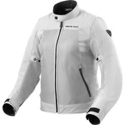 Rev It Rev It Eclipse 2 Ladies Motorcycle Jacket & Trousers Silver Black Kit -Biker Style Shop lrgscale28237 Rev It Eclipse 2 Ladies Motorcycle Jacket Silver 1600 1 3