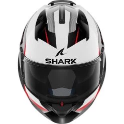Shark Evo-ES Kryd White Black Red Flip Front Motorcycle Helmet & Visor 17 Shark Evo-ES Kryd White Black Red Flip Front Motorcycle Helmet & Visor -Biker Style Shop lrgscale28283 Shark Evo ES Kryd Flip Front Motorcycle Helmet White Black Red 1600 4