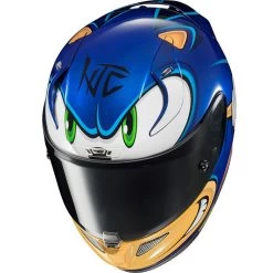 HJC RPHA 11 Sonic The Hedgehog Motorcycle Helmet & Visor -Biker Style Shop lrgscale28336 HJC RPHA 11 Sonic the Hedgehog Motorcycle Helmet Blue 1000 2