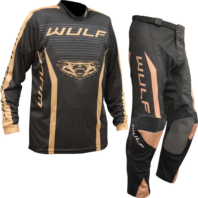 Wulfsport 2023 Linear Motocross Jersey & Pants Gold Kit 3 Wulfsport 2023 Linear Motocross Jersey & Pants Gold Kit - Image 3