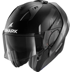 Shark Evo-ES Kryd Matt Black Anthracite Silver Flip Front Motorcycle Helmet & Visor 13 Shark Evo-ES Kryd Matt Black Anthracite Silver Flip Front Motorcycle Helmet & Visor -Biker Style Shop lrgscale28384 Shark Evo ES Kryd Flip Front Motorcycle Helmet Matt Black Anthracite Silver 1600 1