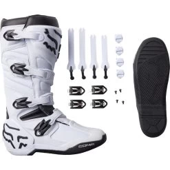 Fox Racing 2023 Comp White Motocross Boots -Biker Style Shop lrgscale28411 Fox Racing 2023 Comp Motocross Boots White 1600 10