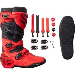 Fox Racing 2023 Comp Flo Red Motocross Boots -Biker Style Shop lrgscale28412 Fox Racing 2023 Comp Motocross Boots Flo Red 1600 10