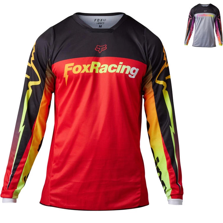 Fox Racing 2023 180 Statk Motocross Jersey 1 Fox Racing 2023 180 Statk Motocross Jersey