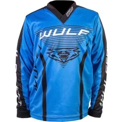 Wulfsport 2023 Kids Linear Motocross Jersey & Pants Blue Kit -Biker Style Shop lrgscale28434 Wulfsport 2023 Kids Linear Motocross Jersey Blue 1000 1 1