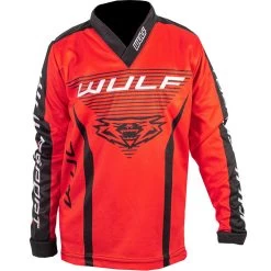 Wulfsport 2023 Kids Linear Motocross Jersey -Biker Style Shop lrgscale28434 Wulfsport 2023 Kids Linear Motocross Jersey Red 1000 1