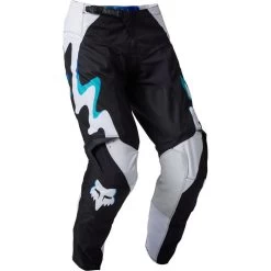 Fox Racing 2023 180 Kozmik Motocross Jersey & Pants Black White Kit -Biker Style Shop lrgscale28453 Fox Racing 2023 180 Kozmik Motocross Pants Black White 1439 1 1