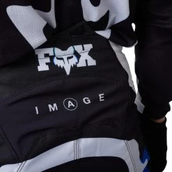 Fox Racing 2023 180 Kozmik Motocross Jersey & Pants Black White Kit -Biker Style Shop lrgscale28453 Fox Racing 2023 180 Kozmik Motocross Pants Black White 1600 4 1