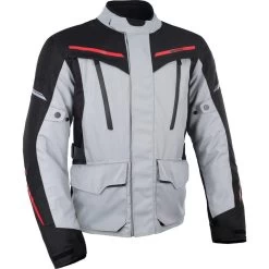 Oxford Metro 2.0 Motorcycle Jacket & Trousers Grey Black Red Kit -Biker Style Shop lrgscale28625 Oxford Metro 2.0 Motorcycle Jacket Grey Black Red 1600 1 1