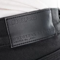 Oxford Original Approved AAA Slim Black Motorcycle Jeans -Biker Style Shop lrgscale28661 Oxford Original Approved AAA Slim Motorcycle Jeans Black 1600 6