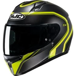HJC C10 Elie Motorcycle Helmet -Biker Style Shop lrgscale28726 HJC C10 Elie Motorcycle Helmet Yellow 1600 1