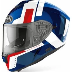 Airoh Spark Shogun Motorcycle Helmet & Visor 16 Airoh Spark Shogun Motorcycle Helmet & Visor -Biker Style Shop lrgscale28801 Airoh Spark Shogun Motorcycle Helmet Blue Red 1019 1