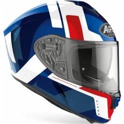 Airoh Spark Shogun Motorcycle Helmet & Visor 23 Airoh Spark Shogun Motorcycle Helmet & Visor -Biker Style Shop lrgscale28801 Airoh Spark Shogun Motorcycle Helmet Blue Red 1023 2